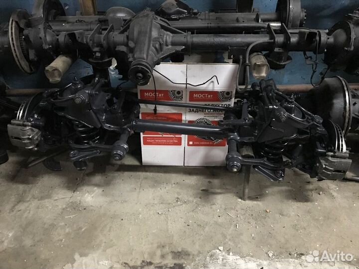 Ось передняя 2217 соболь пружинная