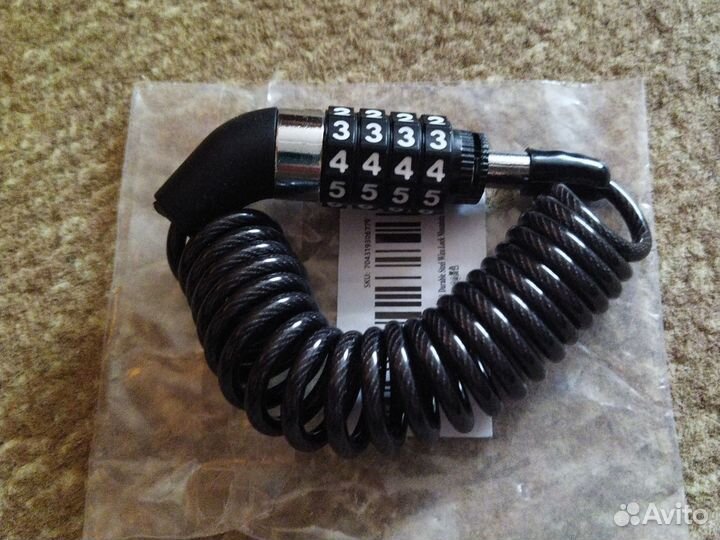 Замок кодовый для велосипеда мини