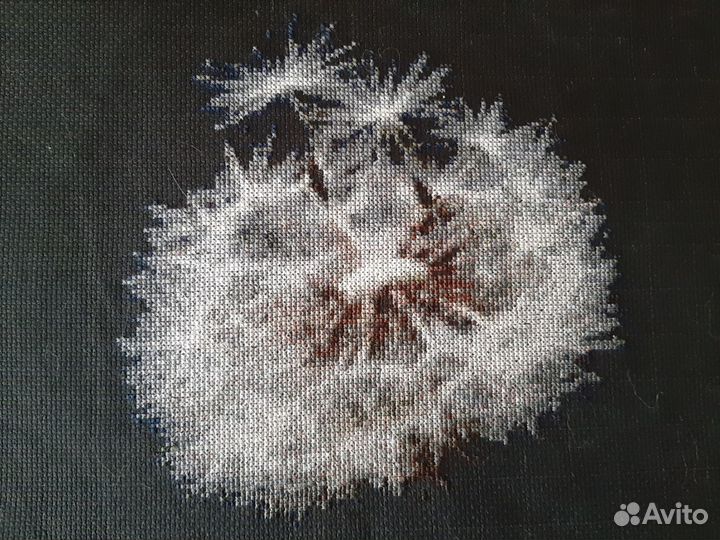 Вышивка Триптих Одуванчики