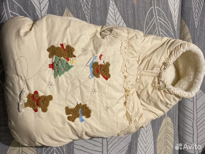 Конверт на выписку, одеяло