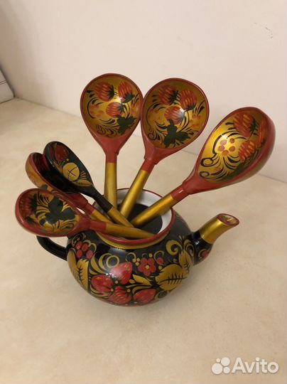 Посуда хохлома