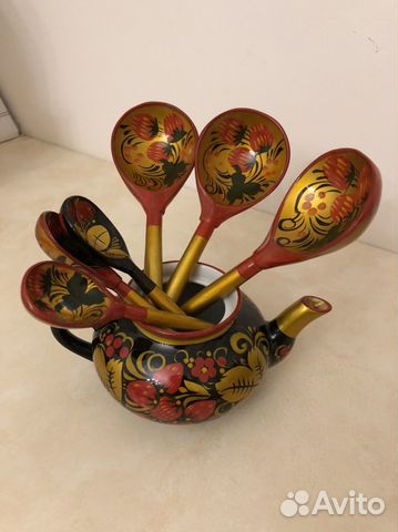 Посуда хохлома