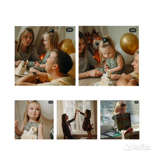 Домашняя семейная фотосессия