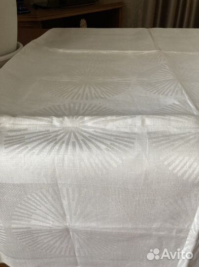 Скатерть лен СССР новая