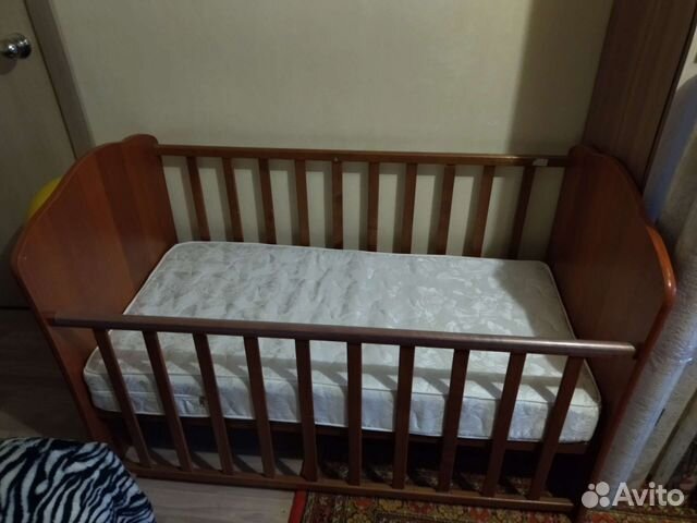 Детская кровать+матрас