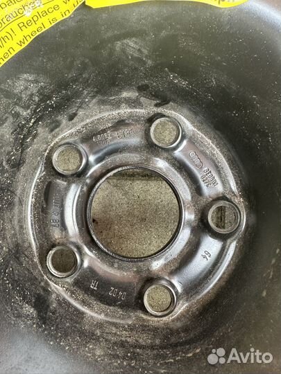 R17 Goodyear Convenience Spare 125/80, PCD 5x112 DIA 66.6