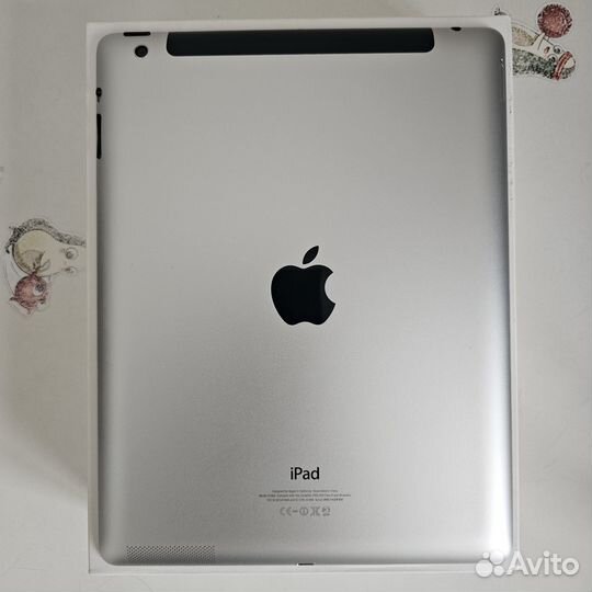 iPad 4 Wi-Fi + Cellular 32Gb Отличный Новый Акб