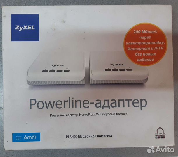 Сетевой адаптер Zyxel pla400 ee x2