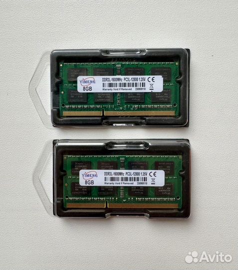 Оперативная память 8gb DDR3L sodimm ноутбук