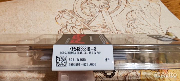 Оперативная память DDR5 4800 8gb