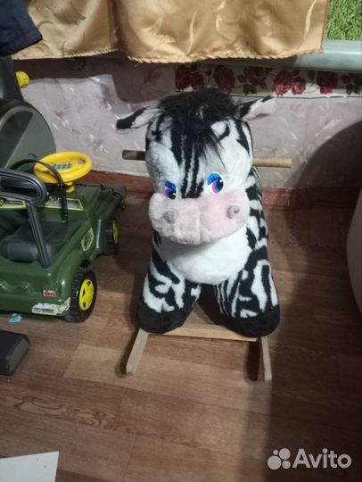 Качалка-зебра