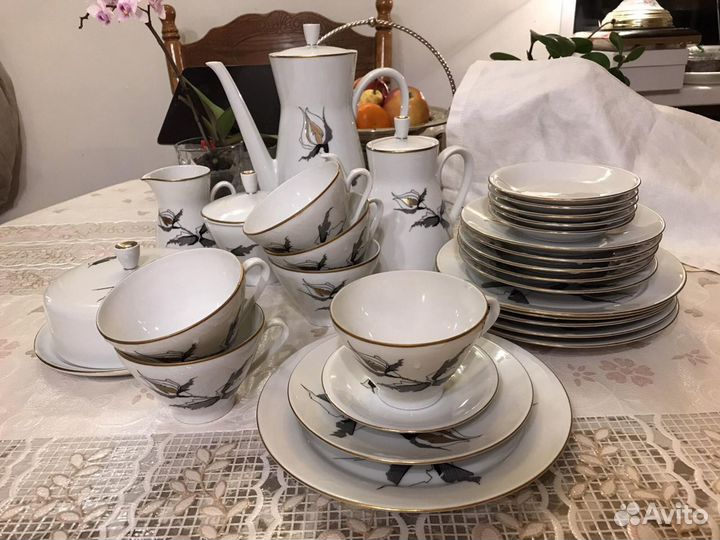 Чайно-кофейный сервиз гдр