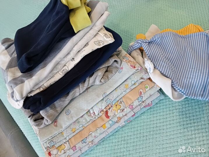 Вещи пакетом для мальчика от 0+ до 6 мес