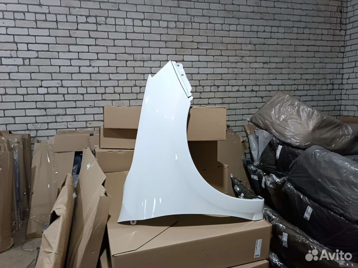 Крыло LADA granta fl правое цв. белый белое облако