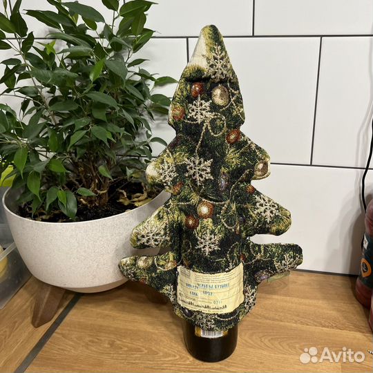 Чехол на бутылку Ёлка гобелен