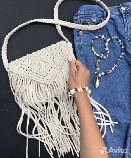 Сумочки макраме