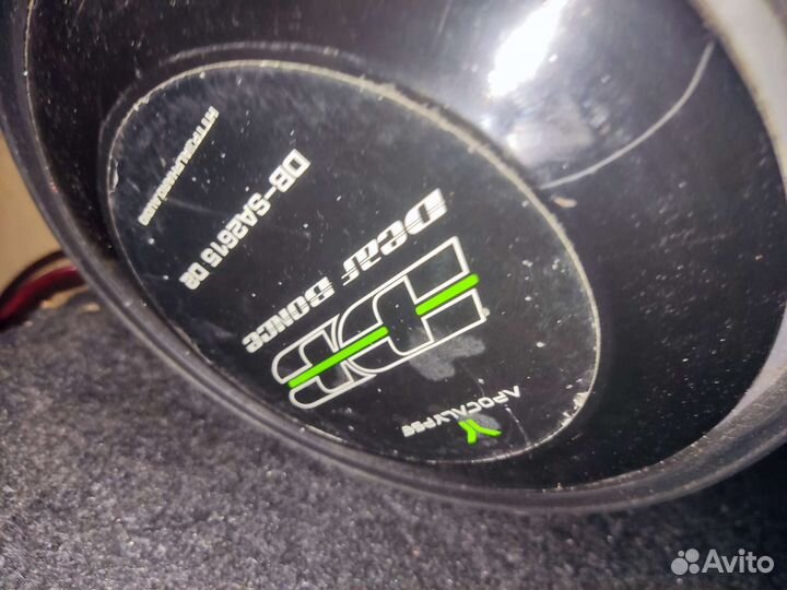 Сабвуфер, короб и моноблок комплект