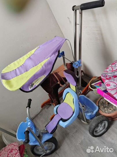 Детский трехколесный велосипед бу