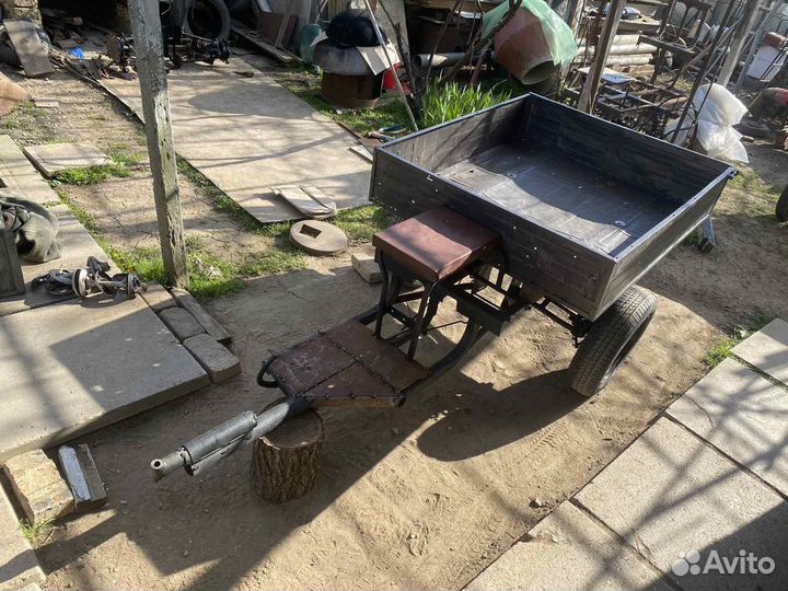 Прицеп на мотоблок усиленный