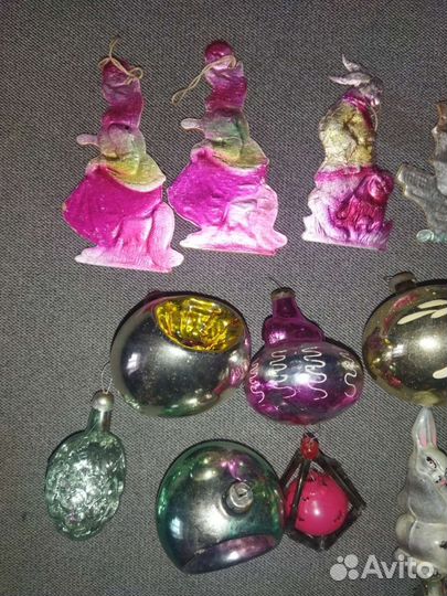 Елочные игрушки СССР 60-70 года