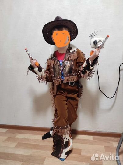 Ковбойский костюм на праздник 122-128 см