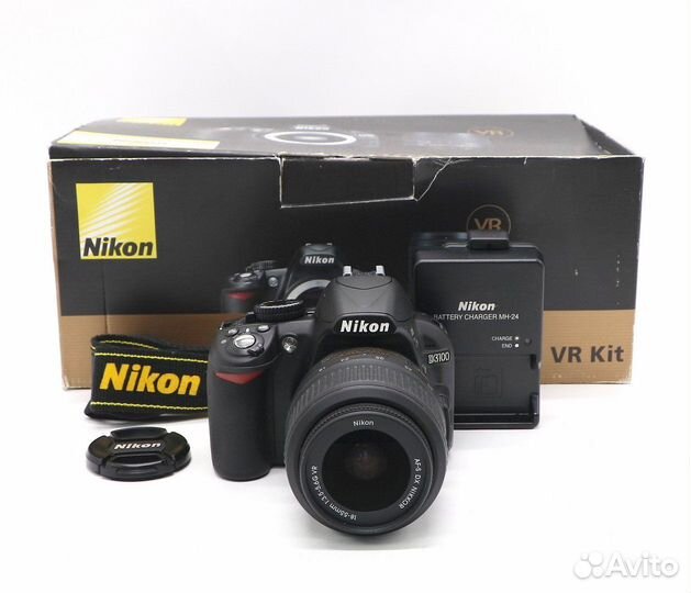 Nikon D3100 kit box (пробег 1885 кадров)