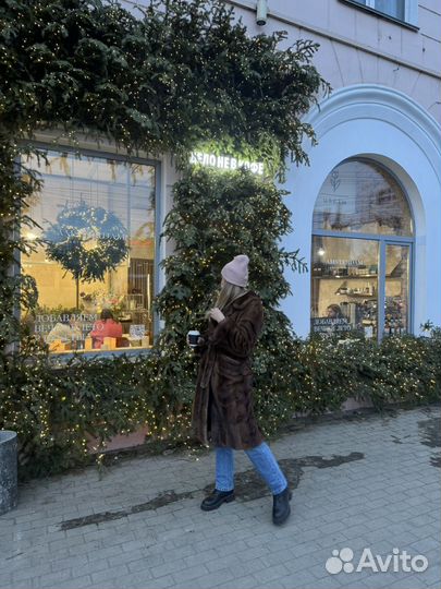 Шуба норковая 46 48 длинная