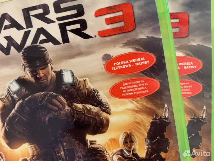 Gears of war 3 xbox 360 / xbox one лицензия рус