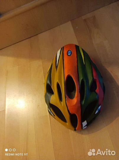 Шлем велосипедный ручная роспись