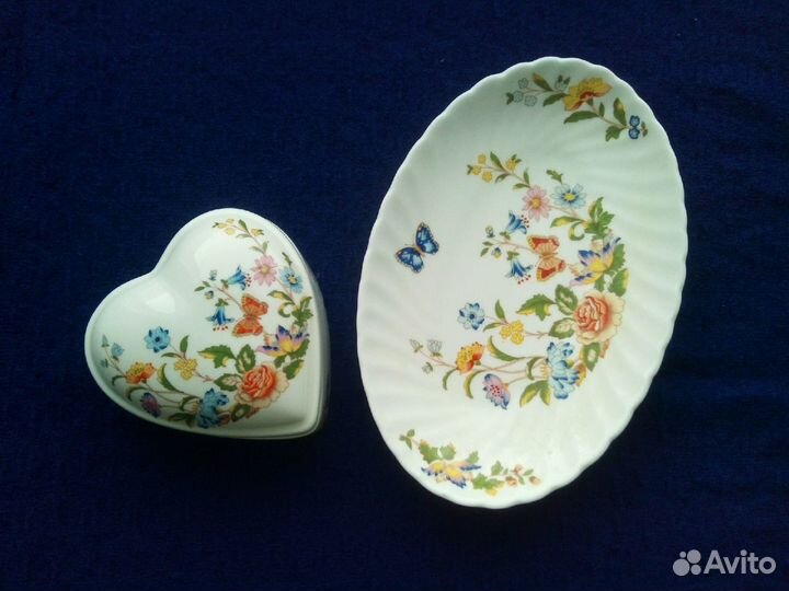 4 шт посуда Англия, 1980е г.г., Aynsley (Энсли)