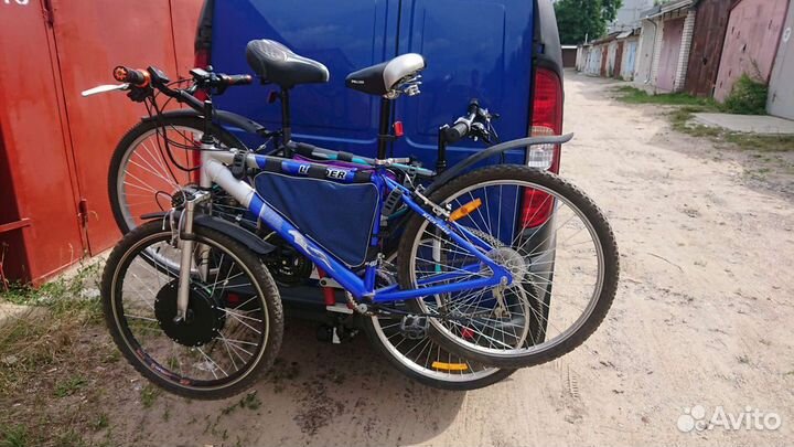 Велобагажник на фаркоп Amos Bis на 3 велосипеда