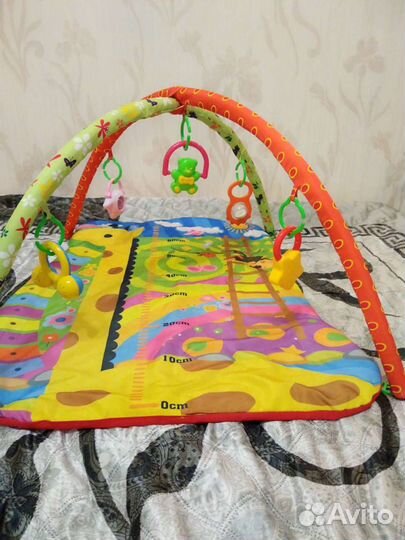 Развивающий коврик жирафик - ростомер