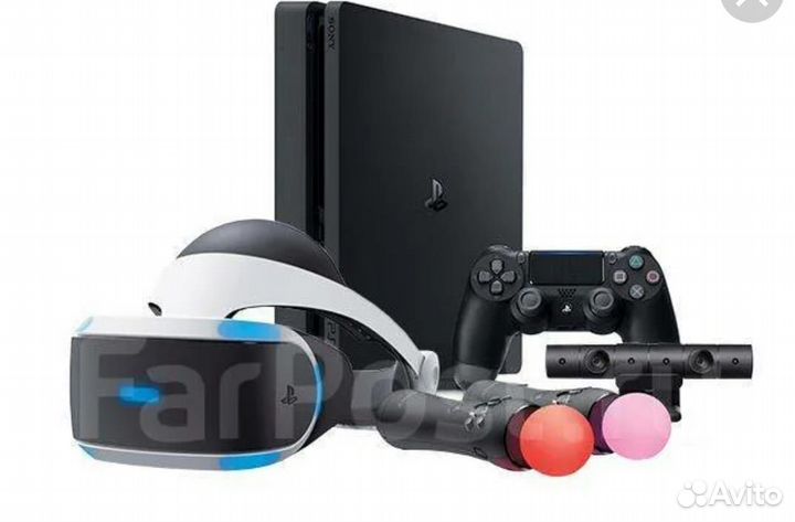 Sony playstation 4 slim 1tb+ vr шем