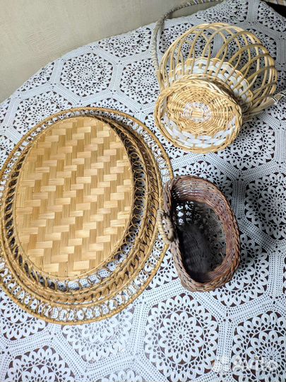 Корзина плетеная,лоза