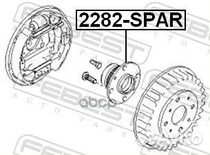 Ступица задняя 2282spar Febest