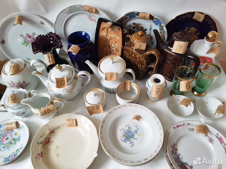 Посуда фарфор СССР