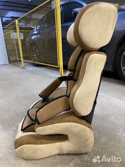 Автокресло детское 9-36кг бежевое