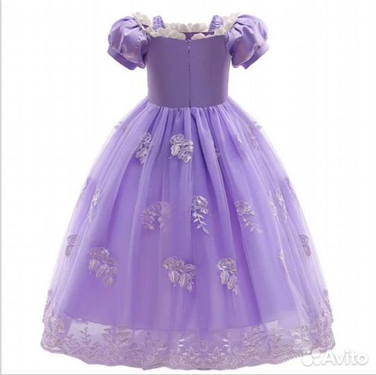 Пышное платье принцессы Рапунцель