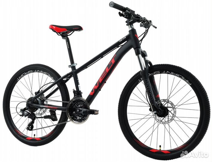 Велосипед welt Peak 1.0 HD 24 (2022) Matt Black Li