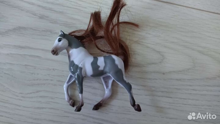 Карета с лошадками и куклами