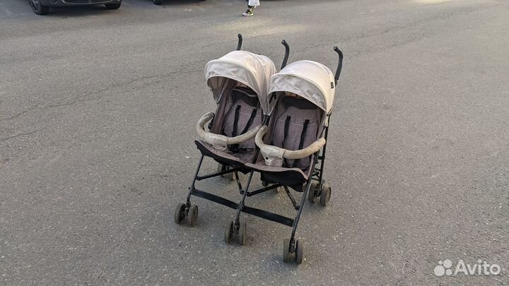 Коляска трость для двойни