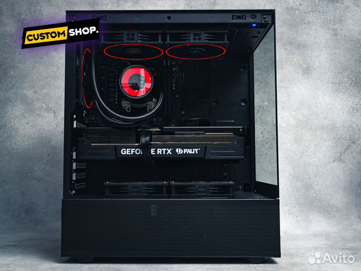 Новый Игровой пк R5 7500F + RTX 4070