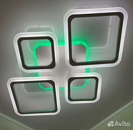 Люстра светодиодная потолочная с пультом 92вт