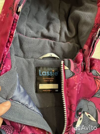 Демисезонный костюм для девочки 74 80