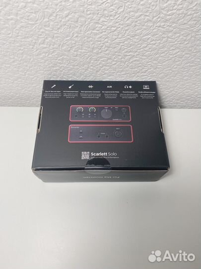 Новая Звуковая карта Focusrite Scarlett Solo 4th G
