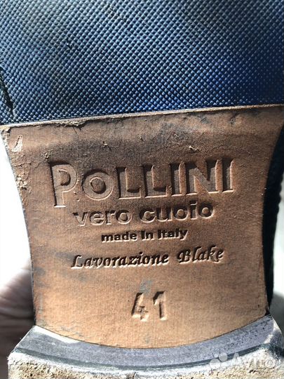 Туфли мужские кожа Италия 41 р-р