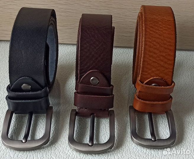 Ремень мужской из натуральной кожи