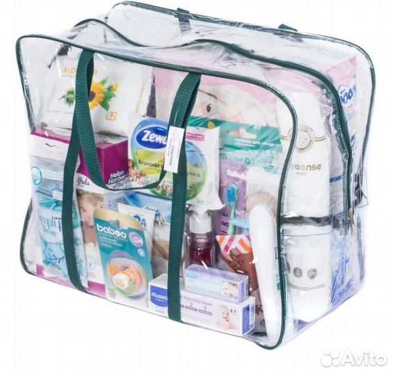 Готовая сумка в роддом для мамы и малыша