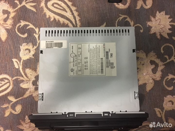 Штатная автомагнитола Kia Optima 2011-2016 год