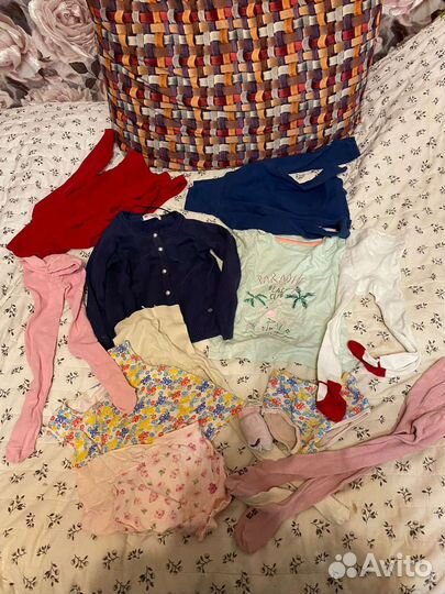 Вещи пакетом большим на девочку от 0 до 1,5 лет